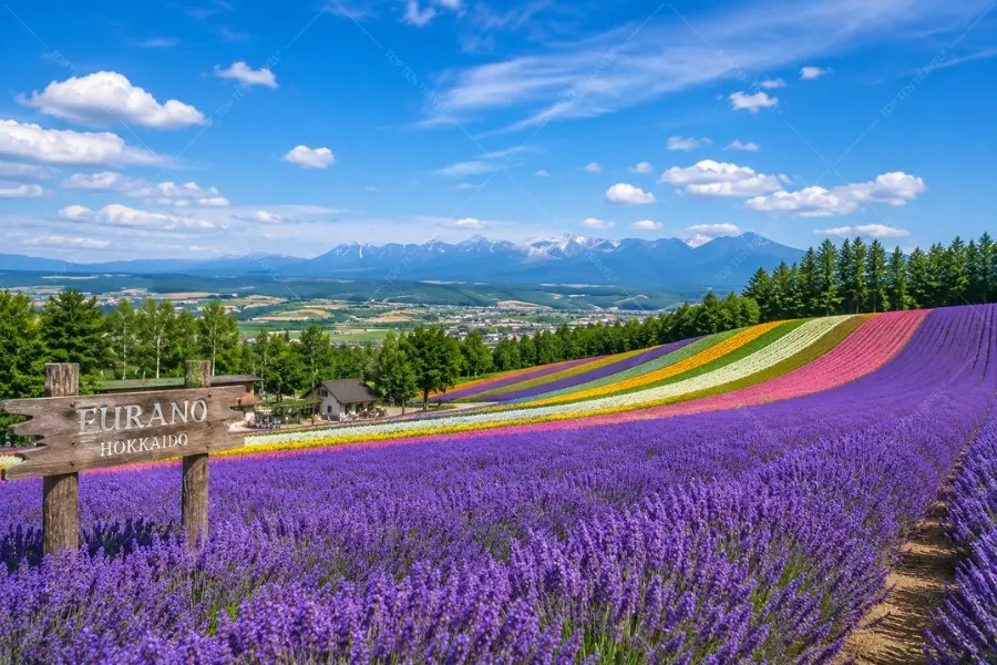 Cánh đồng hoa Furano Hokkaido là “thủ phủ hoa oải hương” của Nhật Bản 
