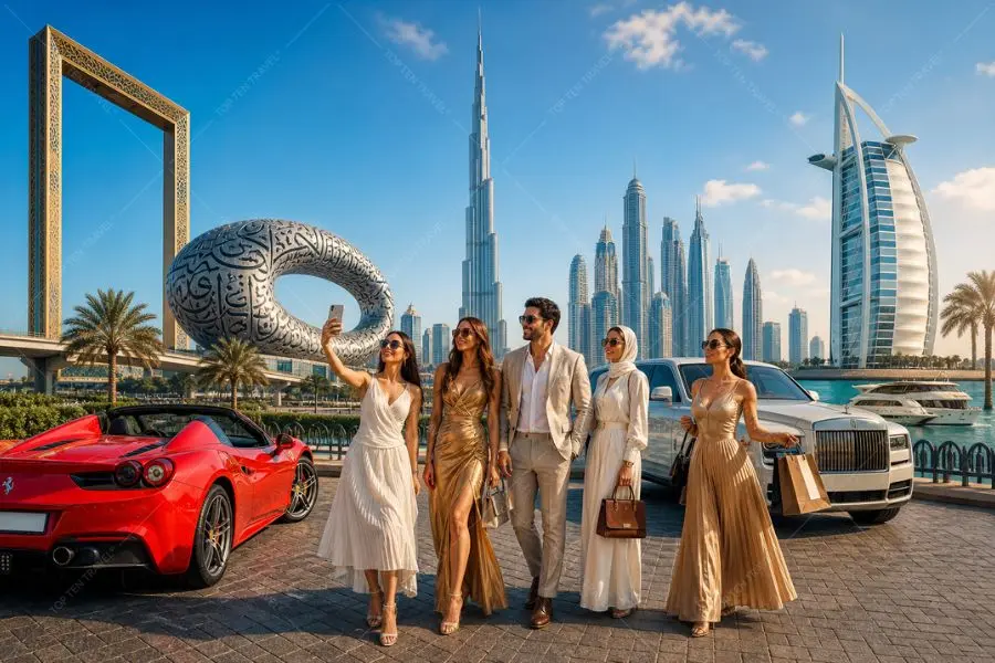 Dubai là địa điểm thu hút lượng lớn giới thượng lưu và siêu giàu đến khám phá