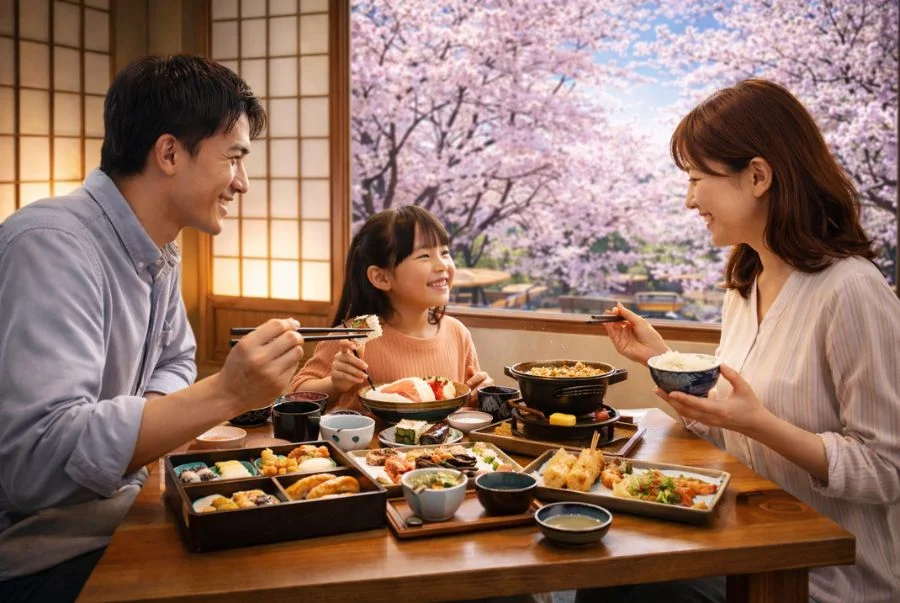 Ẩm thực Nhật Bản mùa hoa anh đào đem đến hương vị thơm ngon, tươi mới