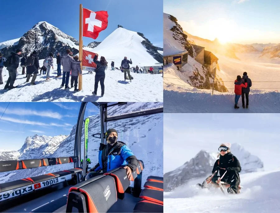 Đỉnh núi Jungfrau mang đến vẻ đẹp tuyệt vời khiến du khách luôn muốn quay lại lần 2