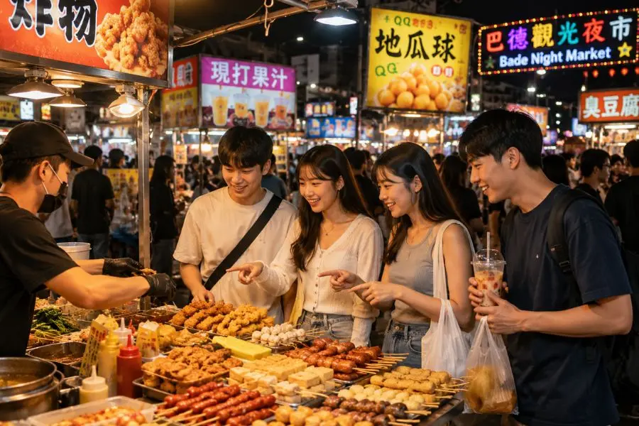 Bade Night Market sở hữu nền ẩm thực đặc sắc với giá thành phải chăng