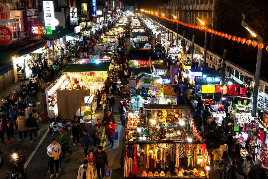 Toàn cảnh chợ đêm Taoyuan Night Market 
