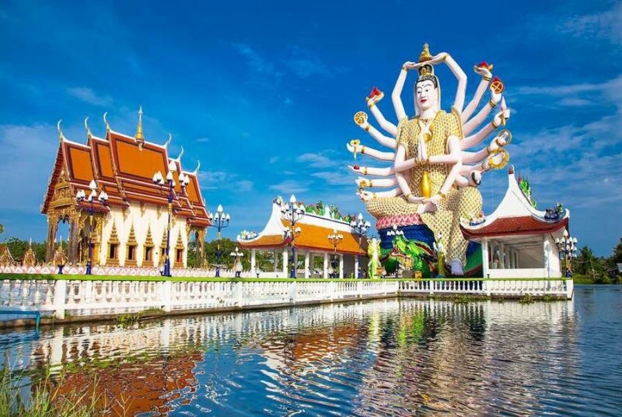 Ngôi chùa ấn tượng du khách bởi các tượng Phật được xây dựng rất tinh xảo