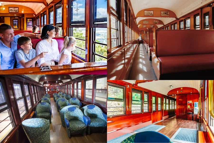 Trải nghiệm ngắm nhìn cảnh quan từ cửa sổ tàu Kuranda Scenic Railway