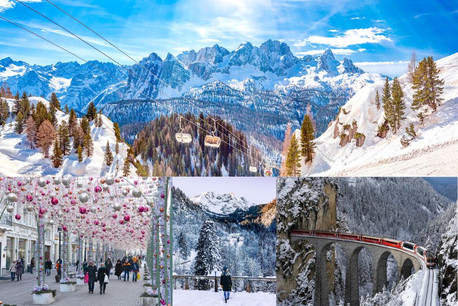 Một số các địa điểm du lịch nổi tiếng tại Châu Âu mùa đông
