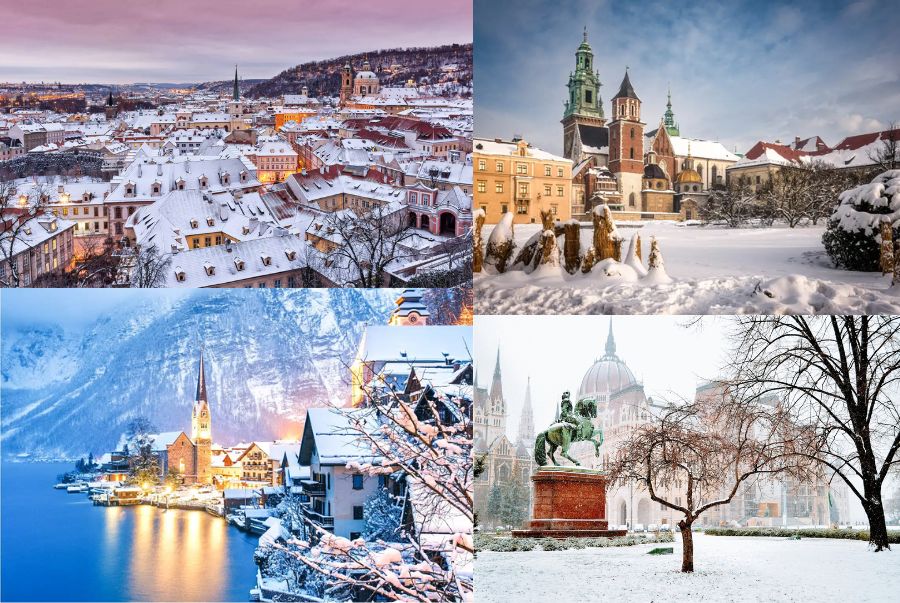 Khung cảnh tựa như thế giới cổ tích tại Đông Âu dịp tết
