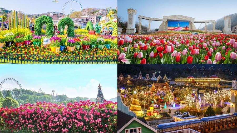 Công viên Everland còn có khả năng ‘biến hoá’ theo từng mùa trong năm với vô vàn lễ hội hoa và sự kiện độc đáo