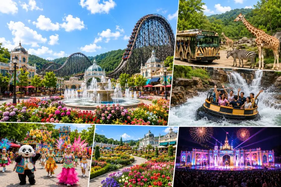 Các hoạt động hấp dẫn mà du khách không thể bỏ lỡ tại Everland