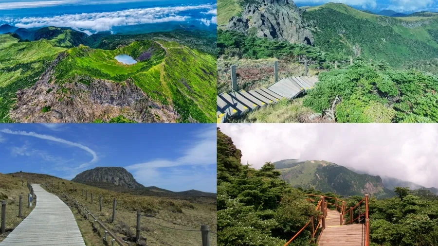 Hallasan là một ngọn núi lửa hình khiên hùng vĩ và là điểm đến hấp dẫn đối với những người yêu thiên nhiên