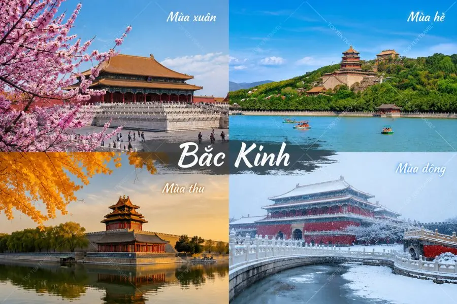 Khung cảnh mùa tuyệt đẹp tại Bắc Kinh Trung Quốc