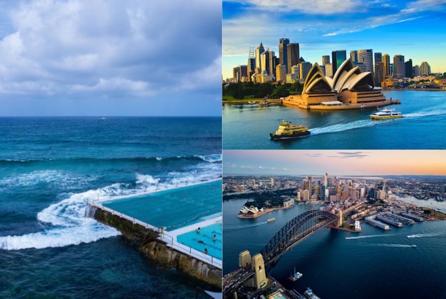 Sydney mùa hè mang đậm tinh thần của một thành phố ven biển hiện đại