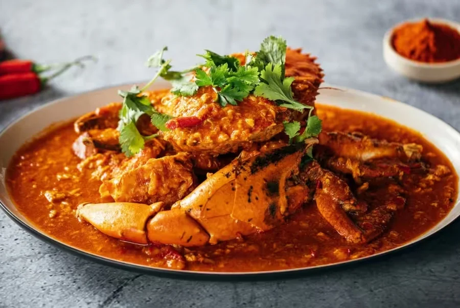 Cua sốt ớt là một trong những biểu tượng ẩm thực của Singapore