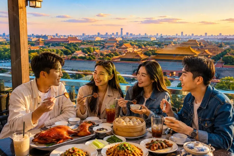 Ẩm thực Bắc Kinh phong phú với nhiều món ăn nổi tiếng, mang đến trải nghiệm trọn vẹn mà chi phí vẫn khá hợp lý