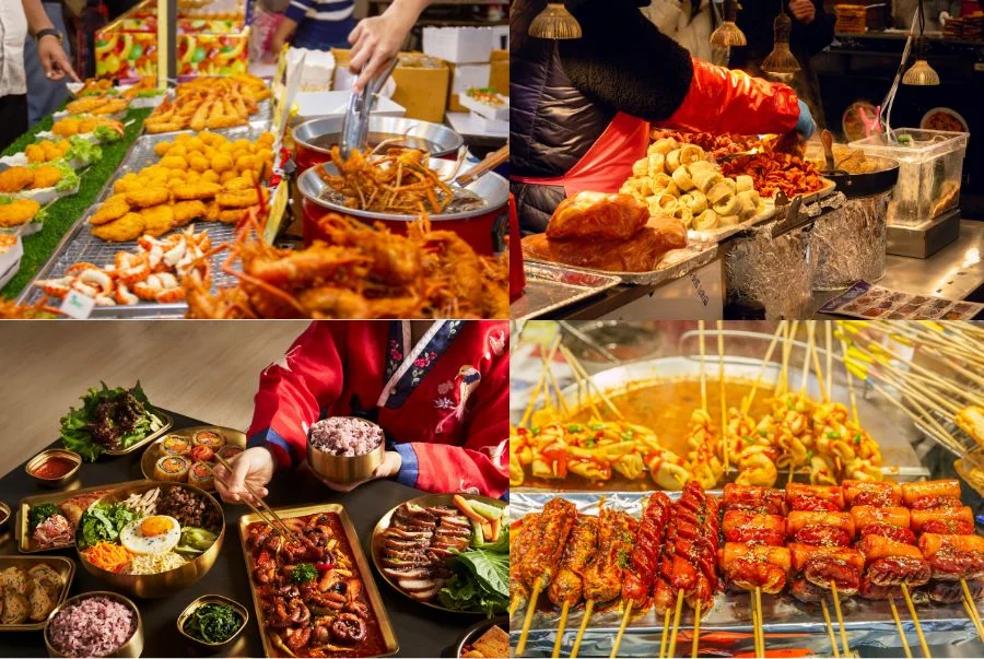 Đặc trưng ẩm thực Seoul mùa thu là các món ăn đường phố
