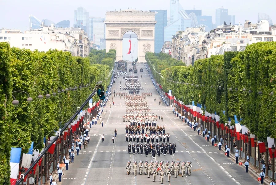 Đại lộ Champs Elysees là nơi diễn ra các sự kiện mang tính quốc gia của nước Pháp