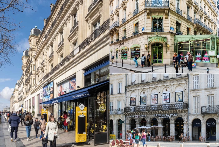 Một số quán cà phê nổi tiếng tại đại lộ Champs Elysees