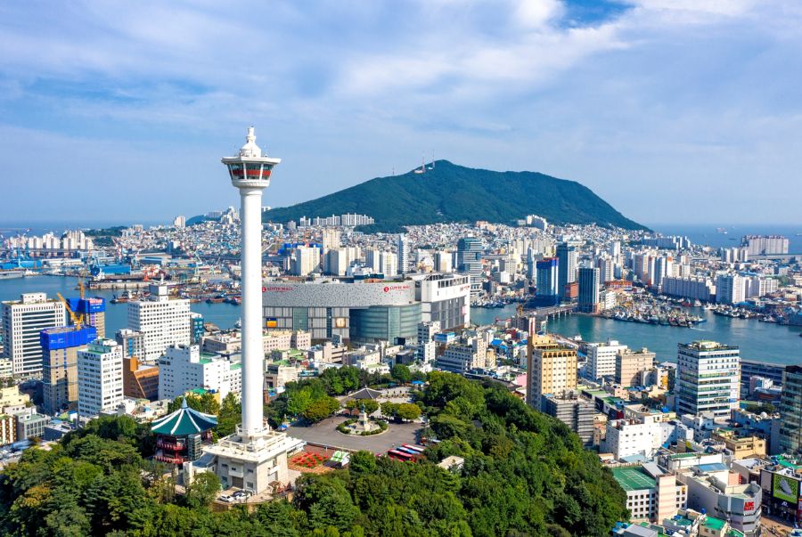 Busan Tower chính là tầm nhìn toàn cảnh 360 độ vô cùng độc đáo