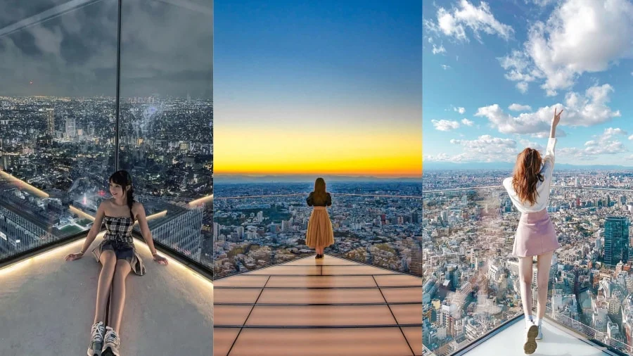 Sky Edge là một trong những điểm 'hot' nhất để chụp ảnh tại Shibuya Sky