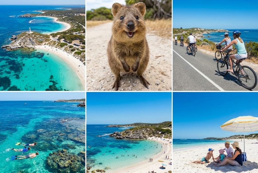 Ngoài biển xanh cát trắng, Đảo Rottnest còn sở hữu những chú chuột túi quokka siêu dễ thương