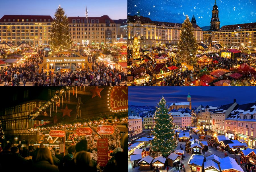 Các khu chợ giáng sinh nổi tiếng tại Đức lên đèn lung linh huyền ảo