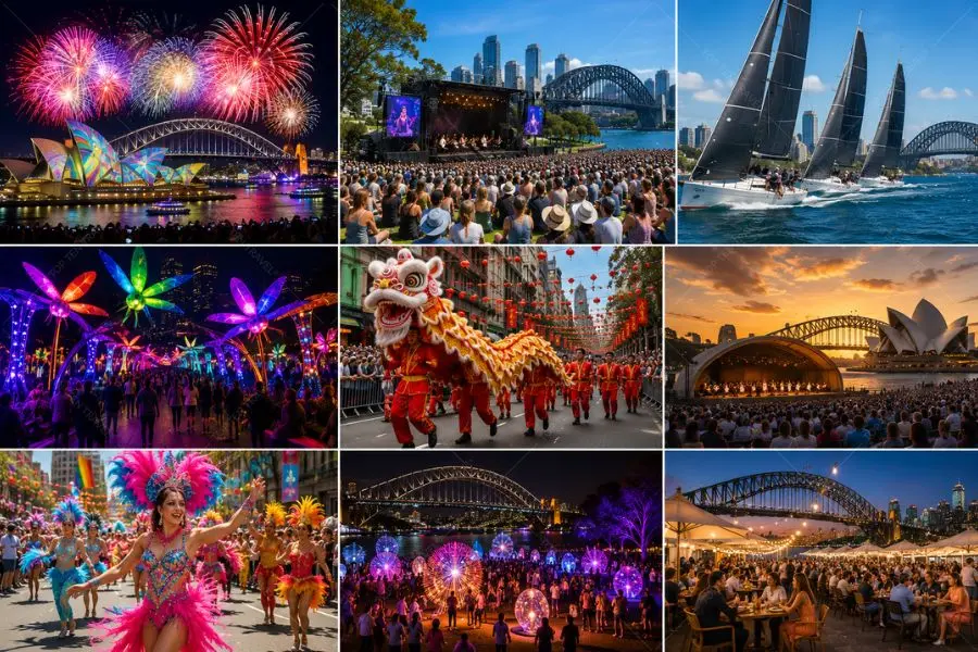 Không khí lễ hội sôi động tại Sydney Úc