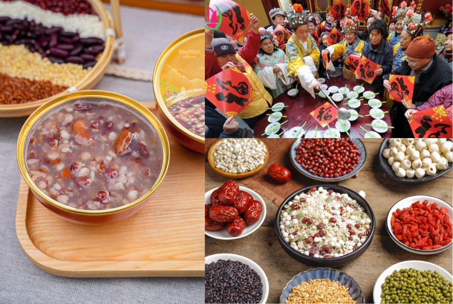 Lễ hội có điểm nhấn là hoạt động nấu cháo Laba, một loại cháo ẩn chứa nhiều tầng ý nghĩa