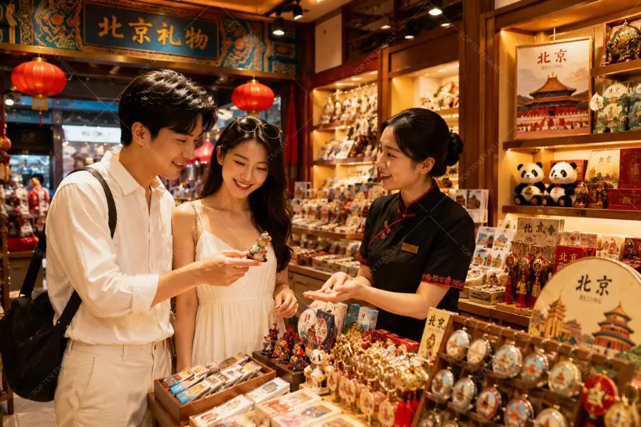 Thành phố Bắc Kinh mang đến nhiều lựa chọn quà tặng với mức giá đa dạng
