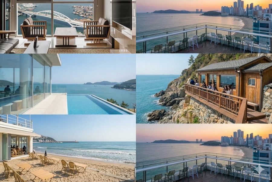 Busan sở hữu rất nhiều quán cafe với góc nhìn tuyệt đẹp