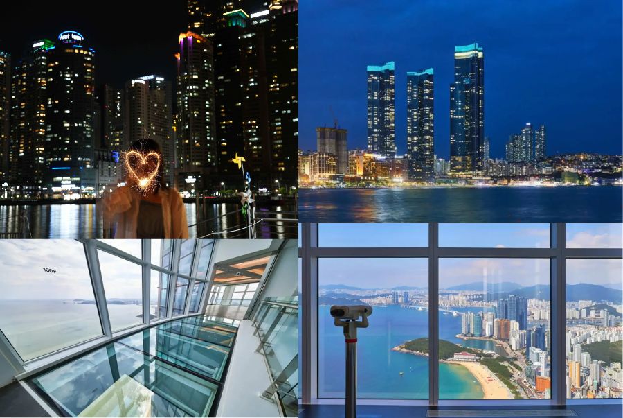 Busan X The Sky là một trong những điểm ngắm cảnh đêm ngoạn mục nhất hiện nay