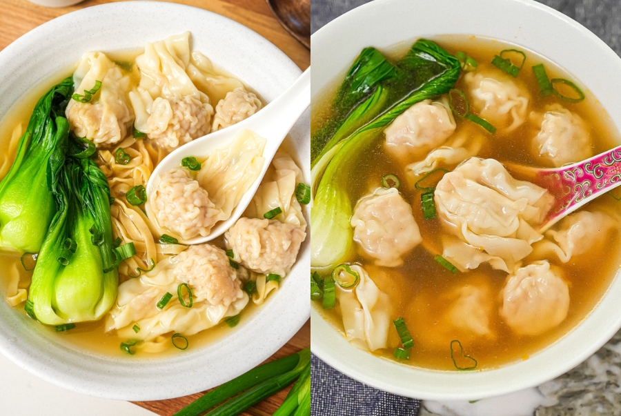 Món canh hoành thánh tại Thượng Hải