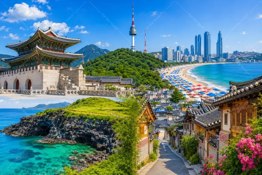 Mùa hè tại Hàn Quốc mang đến các sắc thái rực rỡ tại từng địa điểm khác nhau