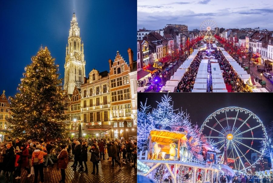 Brussels được đánh giá là khu chợ giáng sinh quy mô và hoành tráng nhất Châu Âu.