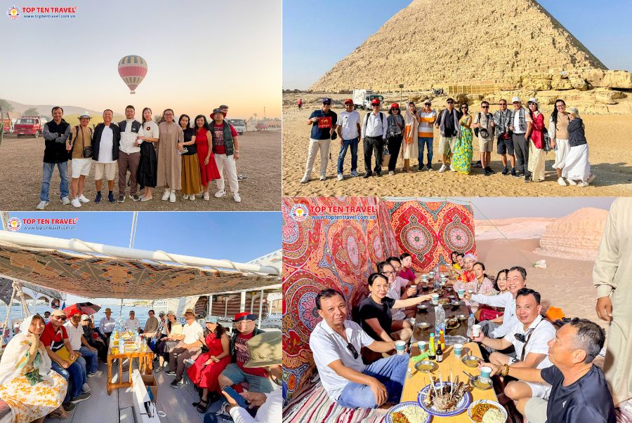 Tour Ai Cập Tết 2026 là hành trình hấp dẫn với các trải nghiệm tại sa mạc, kim tự tháp và dòng sông Nile huyền thoại