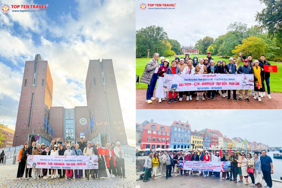 Tour Bắc Âu Tết 2026 của Top Ten Travel là hành trình du xuân đẳng cấp