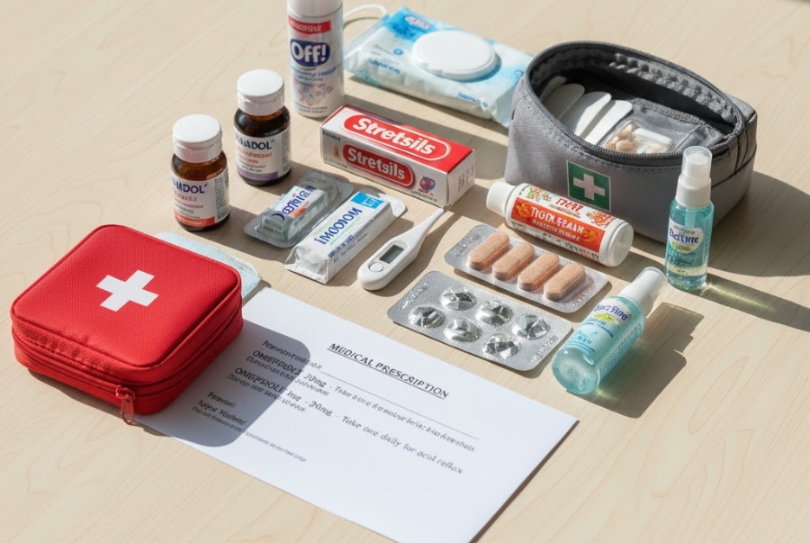 Bên cạnh các loại thuốc cơ bản du khách nên chuẩn bị thêm một bộ y tế cá nhân