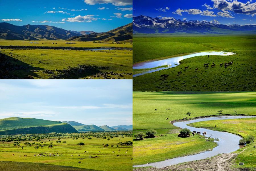 Thung lũng Orkhon sở hữu vẻ đẹp ấn tượng của một thảo nguyên xanh mướt