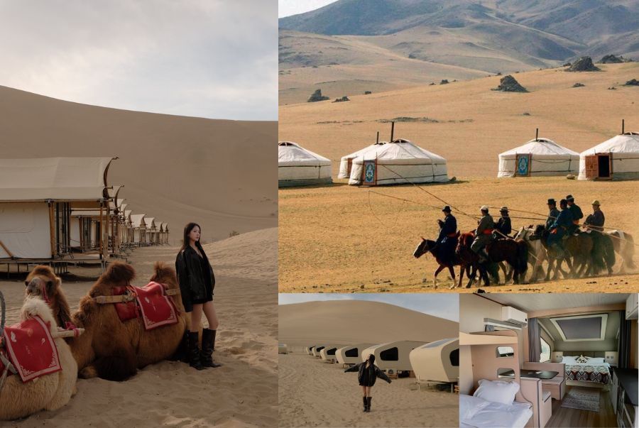 Cắm trại trên sa mạc Gobi mang đến nhiều trải nghiệm thú vị