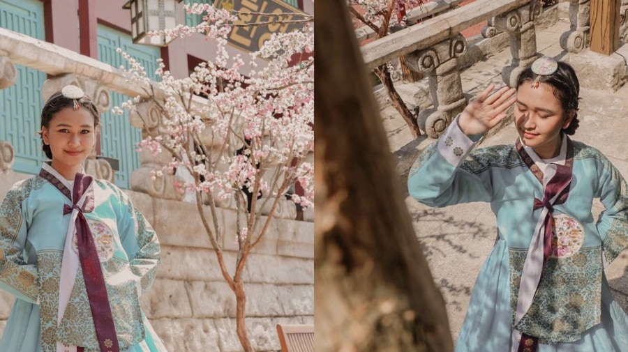 Mỗi góc nhỏ ở Changdeokgung đều trở thành một phông nền hoàn hảo, giúp bạn lưu giữ những bức ảnh hanbok tuyệt đẹp