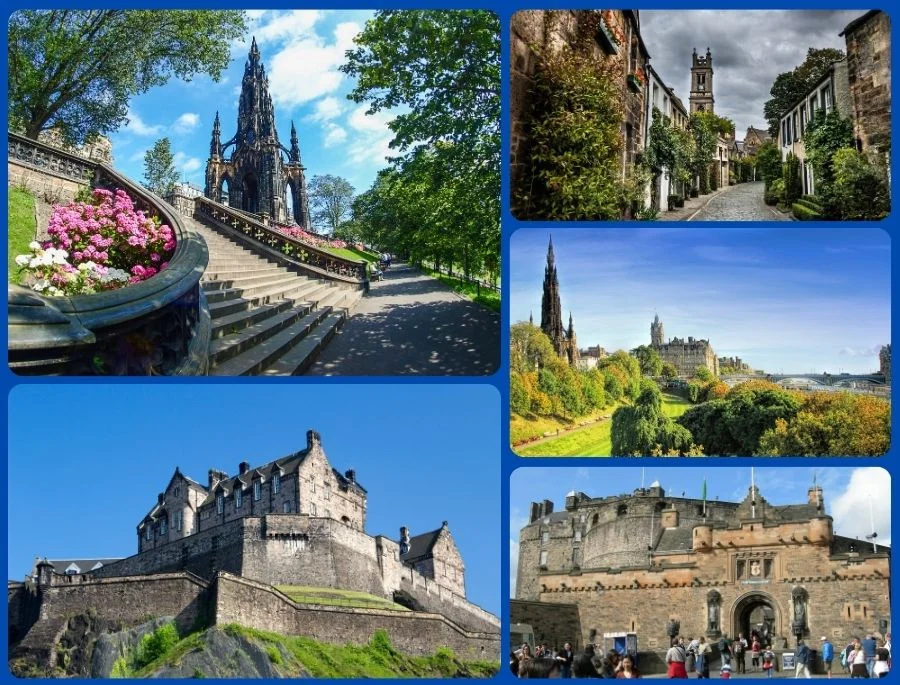 Edinburgh nằm ở miền Bắc Vương quốc Anh và được mệnh danh là viên ngọc quý của vùng đất này
