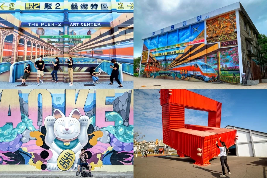 Khu nghệ thuật Pier 2 từng là nhà kho cũ và được các nghệ nhân địa phương phục dựng