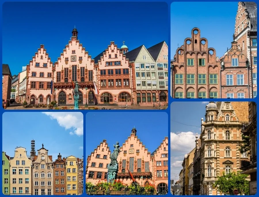Römerberg là quảng trường trung tâm của khu phố cổ Altstadt nổi tiếng