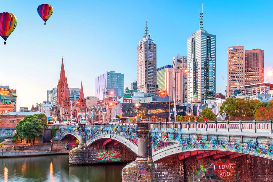 Melbourne thu hút nhiều du khách bởi những địa điểm du lịch hấp dẫn