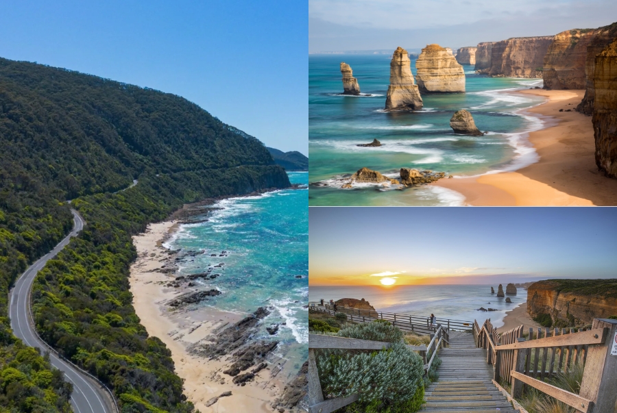 Great Ocean Road là một cung đường ven biển nổi tiếng và đẹp nhất của nước Úc