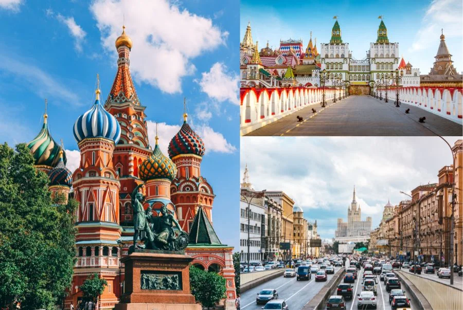 Moscow là trung tâm chính trị, kinh tế và văn hóa của Nga