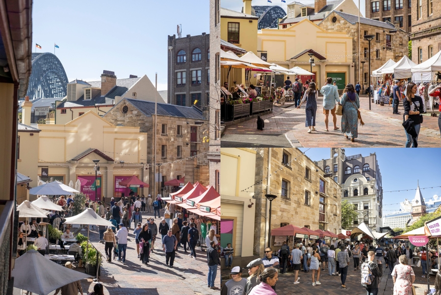 The Rocks là nơi ghi dấu những bước chân đầu tiên của người châu Âu khi đặt chân đến Úc