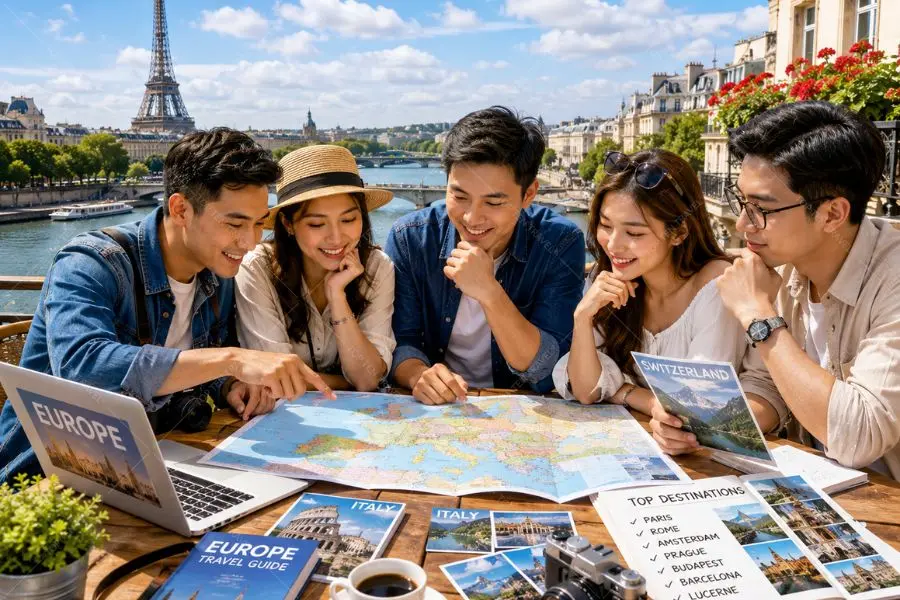 Châu Âu sở hữu vô số các địa điểm đẹp mà Bạn có thể tham khảo khi lên lịch trình tham quan