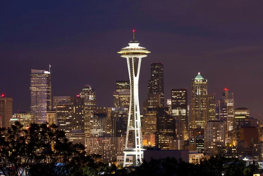 Khung cảnhTháp Space Needle mỗi khi lên đèn