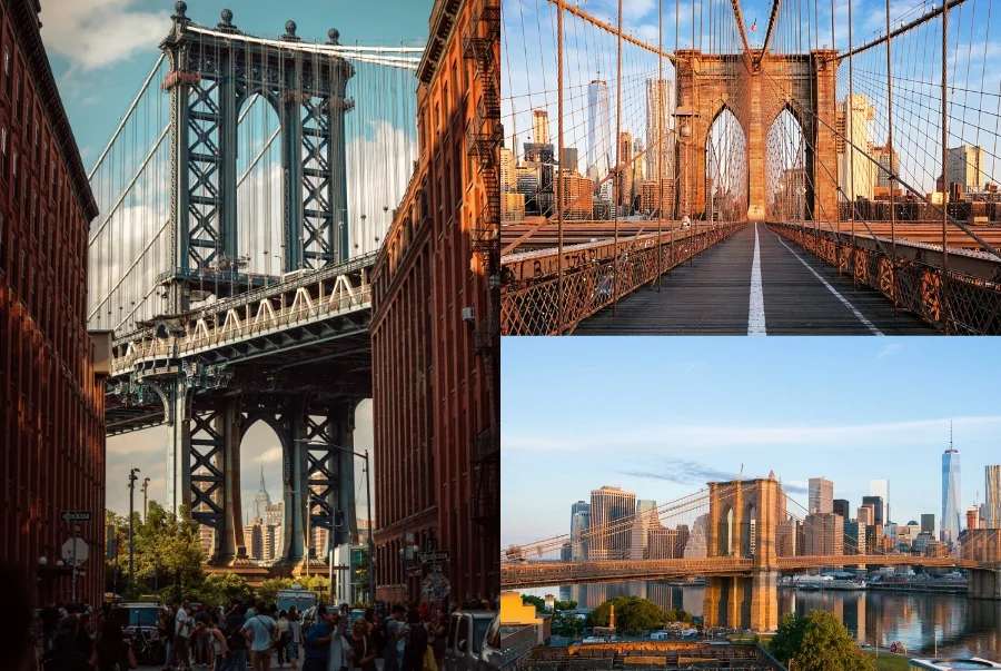 Cầu Brooklyn là địa điểm check-in yêu thích của mọi du khách khi đến thăm New York