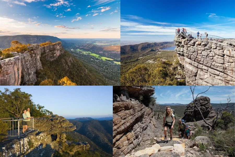 Halls Gap là một thị trấn nhỏ nép mình giữa Vườn quốc gia Grampians hùng vĩ