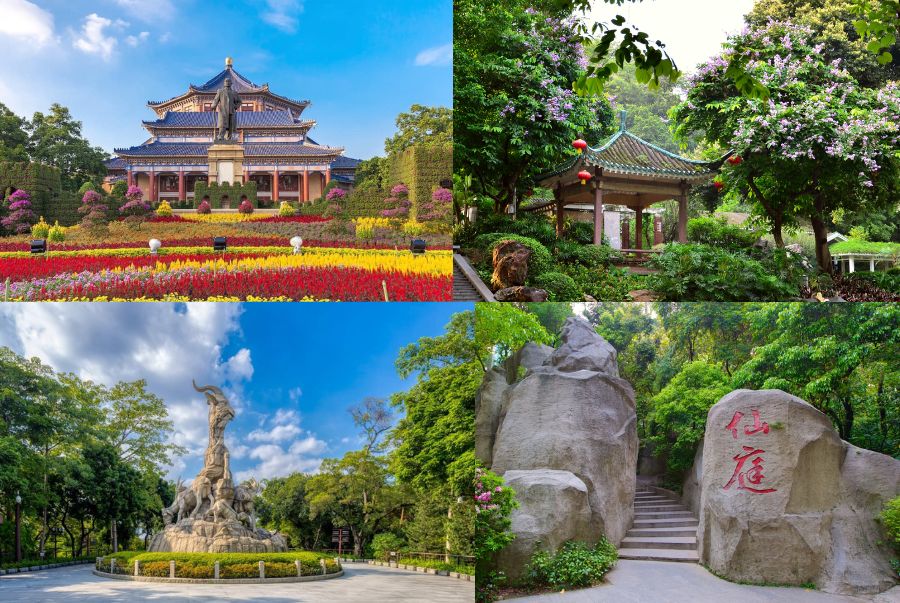 Công viên Việt Tú được xem là “lá phổi xanh” của Quảng Châu